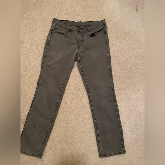Men’s Levi jeans, gray, 511, 32x 30, small hole on right front leg. - Picture 1 of 3